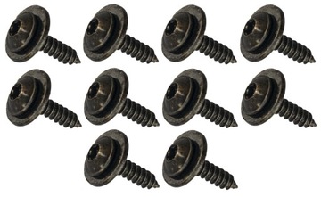 10x screw montage torx bolt clip . cover wheel arch cover bumper plate 4,2x17, buy