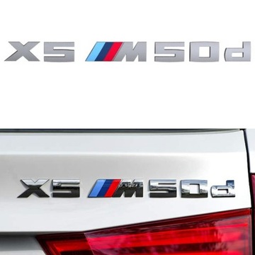 Bmw x5m 50d эмблема надпись значек m-power mapkiet g05 f15 f85 крышка зад, фото