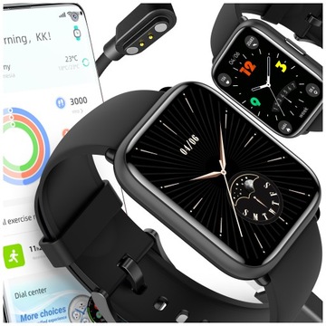 Smartwatch smart watch чорний, фото
