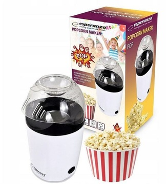 Пристрій для popcornu esperanza pop ekp006 білий 1200 в, фото