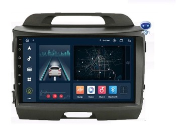 Автомагнитола автомобильное carplay android автомобиль 4g wifi 4+ 64gb for kia sportage 3 2010 2011 2012 2013 2014 - 2016, фото