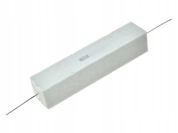 Резистор дротовий tht 100ohm 40w x10szt, фото