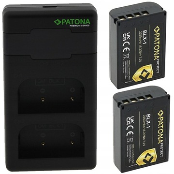 Батарея паттона blx-1 2250 mah для olympus, фото