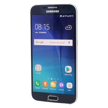 Смартфон samsung galaxy s6 3 gb / 32 gb 4g lte чорний, фото