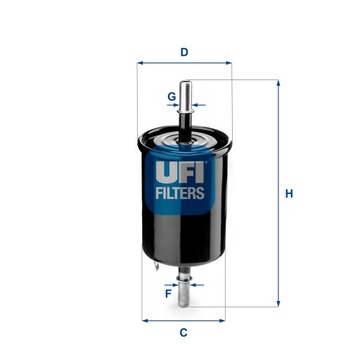 Ufi 31.843. 00 фильтр топливный, фото