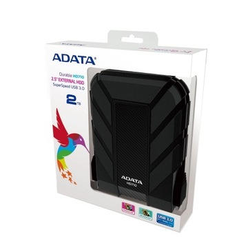 Диск внешний hdd adata dashdrive крепкий hd 710 2tb, фото