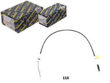 Japanparts тяга тросик тормоза ручника 365310x80, фото