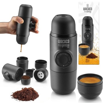 Автоматичний кавоварка wacaco міні-пресо gr в чорний, фото