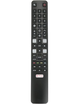 Пульт заменитель tv led smart netflix tcl thomson rc802n yui2 uc6306 ud6306 uc6406 uc6596 us6016 черный, фото