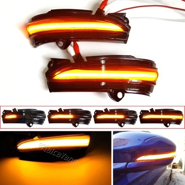 For FORD MONDEO MK5 2014-2019 MK V 5 LED Side Wing Dynamic Turn Signal Light