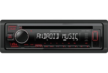 Радіо автомобільне kenwood kdc-130ur 1-din, фото