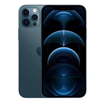Смартфон apple iphone 12 pro макс 6 gb / 128 gb 5g блакитний, фото