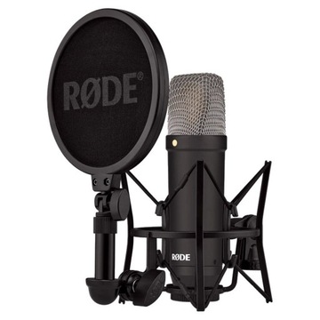 Мікрофон вмісткий студійний rode nt1 підпис чорний, фото