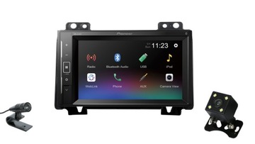 Pioneer автомагнитола 2din bt usb рамка ford fiesta fusion, фото