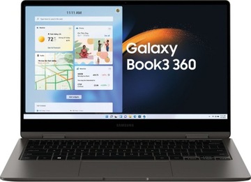 Ноутбук samsung galaxy book3 360 np730qfg 13,3 " intel core i7 16 gb / 1000 gb сірий, фото