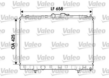 Valeo 734198 радиатор, система охлаждения двигателя, фото