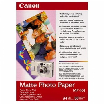 Canon matte фото бумажно, фото бумага, матовый, белый, a4, 170 g/m2, 50 шт..,, фото