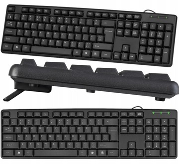 Клавіатура мембрана esportowa світиться rgb для офіси ноутбука komputera, фото