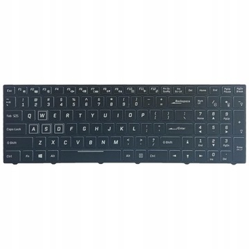 Клавіатура ноутбука, система us для clevo n850, фото
