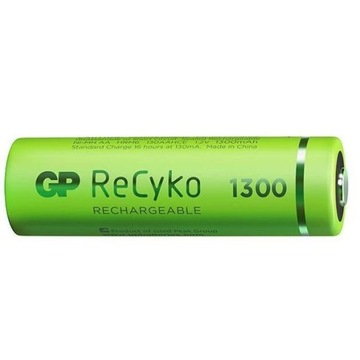 Батарея niklowo-metalowo-wodorkowy nimh gp aa r6 1300 mah 2 шт.., фото