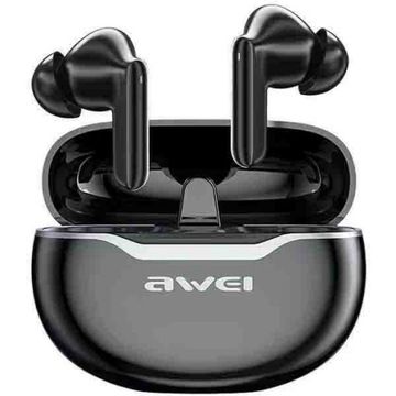 Awei навушники стерео bluetooth t50 enc tws чорне, фото