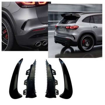 Amg взор flics aero flaps черный mercedes gla h247, фото