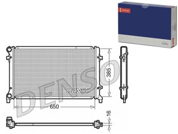 Denso drm02014 радиатор, система охлаждения двигателя, фото