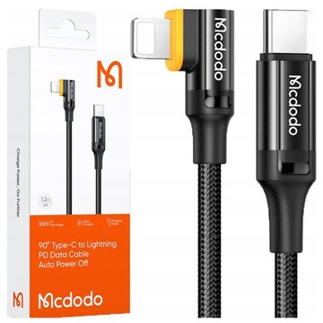 Mcdodo кабель usb-c lightning для iphone pd 36w 1,2m 2 другой produkty, фото