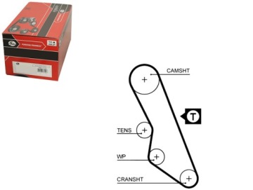 GATES TIMING BELT CAMBELT OE QUALITY DIRECT REPLACE 5420XS - View #8