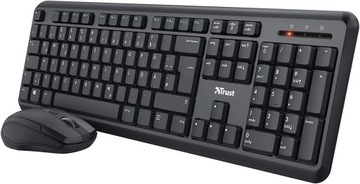 Набір клавіатура i мишка trust 24080 чорний, фото