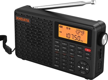 Xhdata d109 radio przenośne na baterie, bluetooth, фото