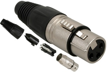 Вилка xlr жіноча warwick rockcable rcl10001p, фото