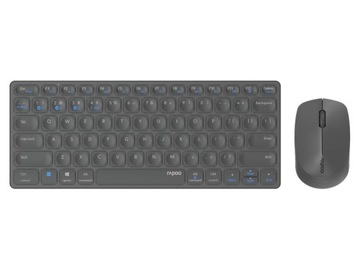Клавіатура мишка набір бездротові rapoo 9600m, фото