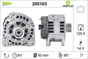 Генератор valeo 200103, фото