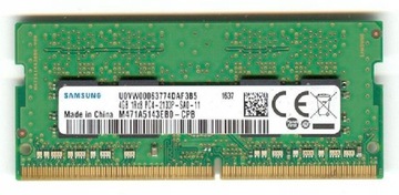 Память nvidia ddr4 samsung m471a5143eb0-cpb 4 gb, фото