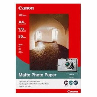 Бумага фотографический canon mp-101 50 шт.. 170 g/m² матовый, фото
