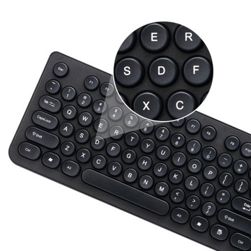 Клавіатура бездротова серії ksc-464 kakusiga smukła стильна тонка, фото