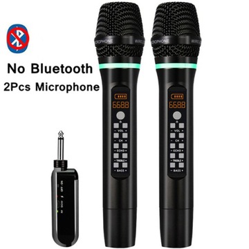 2 mic нормальний професійний мікрофон бездротовий, фото