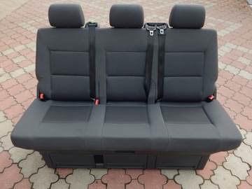 Vw t5 multivan сиденье lozko зад антрацит (угольний), фото
