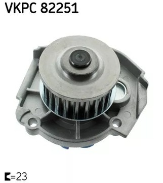 Skf vkpc 82251 водяной насос, охлаждение двигателя, фото