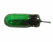 Лампочка 1,5v зеленая миниатюрная, фото