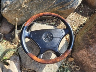 Steering wheel wooden mercedes w201 w140 w124 r129, buy