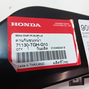 Honda civic x type r балка бампера нова oem фото №1