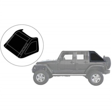 Покриття багажника з вікнами suntop jeep jk фото №1