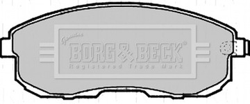 Borg & beck bbp2206 комплект гальмівних колодкок гальмівних, гальма tarczowe фото №1