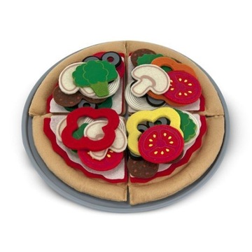 Zabawki dla dzieci Pizza filcowa Melissa Pizzeria