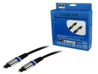 Toslink 1,5 м аудіо аудіо оптичний звук HQ Logi кабель