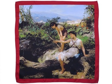 Нагрудный платок с репродукцией картины Семирадзкий Е177