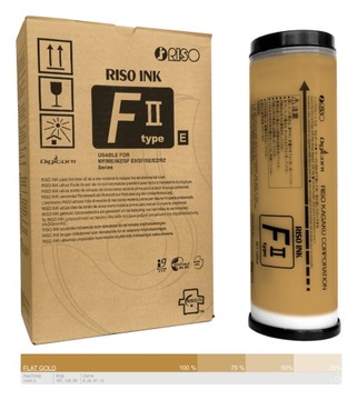 Рисо фарба S-8186e Flat Gold FII-1000ml