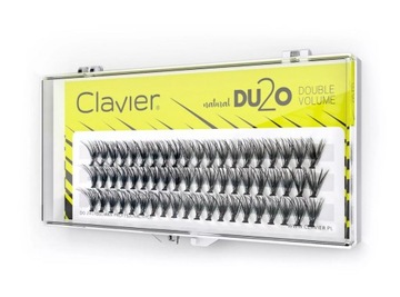 Накладные ресницы CLAVIER DU2O DOUBLE VOLUME 10 мм